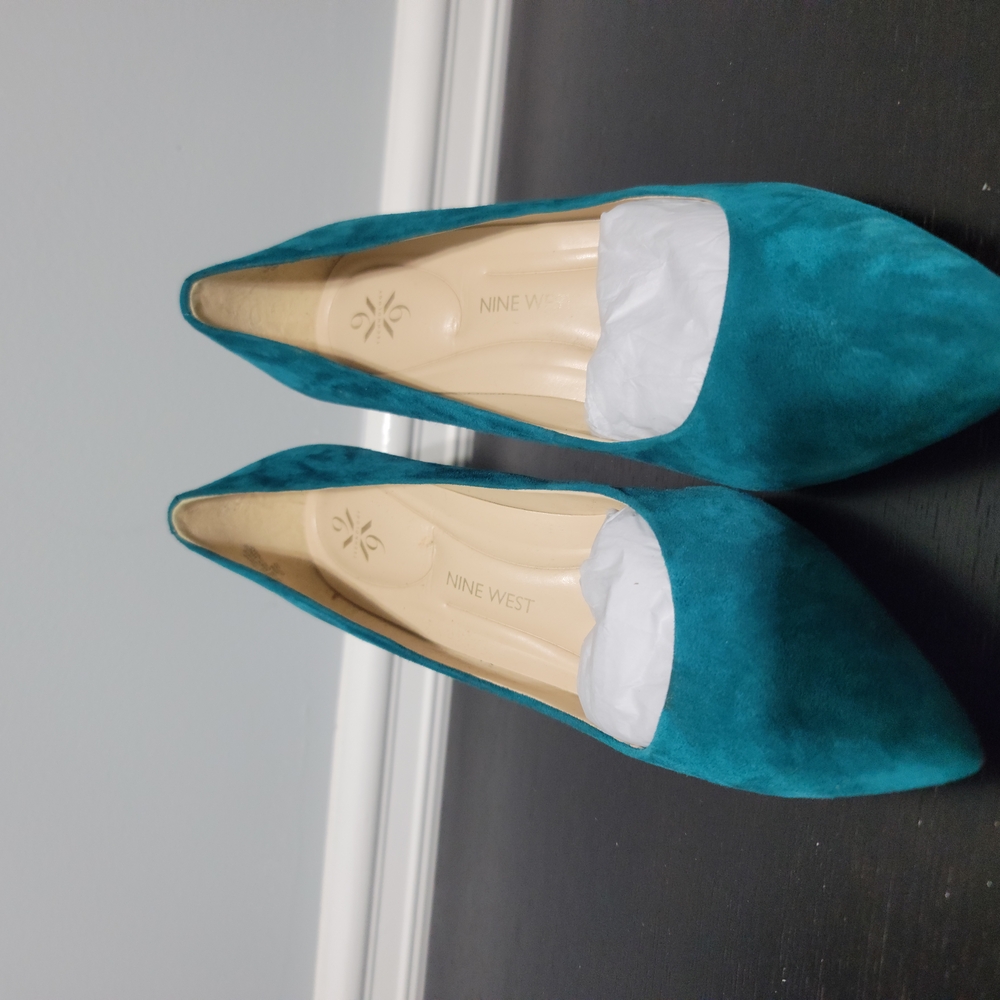 Nine West Blue Flats for Effortless Style